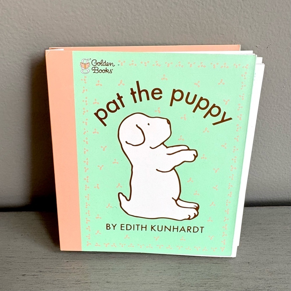 'Pat the Puppy' by Edith Kunhardt Children's Book Golden Books Touch & Feel